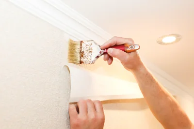 Pose de papier peint à Bellefond — revêtements muraux et toiles de verre